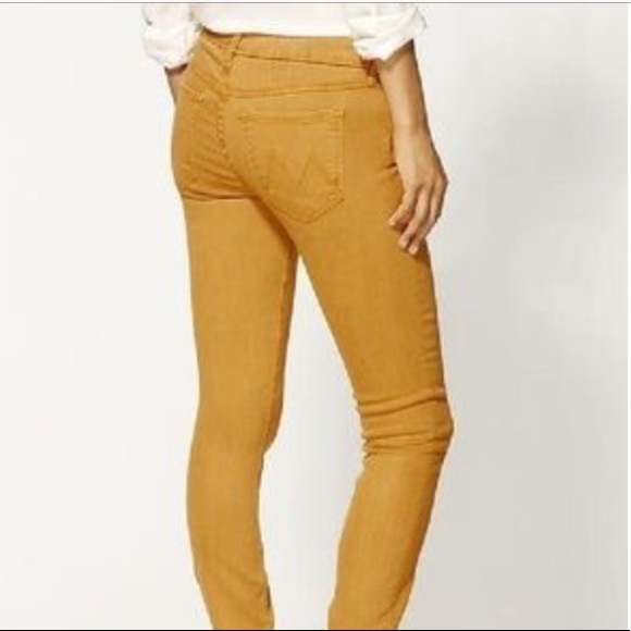 MOTHER the looker skinny pop goldfish jeans 24 - Picture 2 of 8